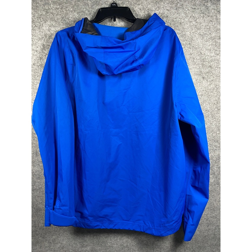 Champion C9 Mens Blue Waterproof Breathable Hooded Rain Jacket Size M